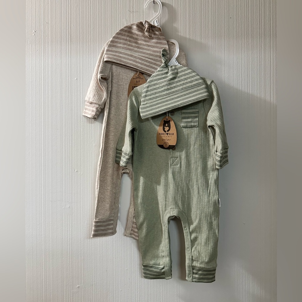 Rabbit bear onies set